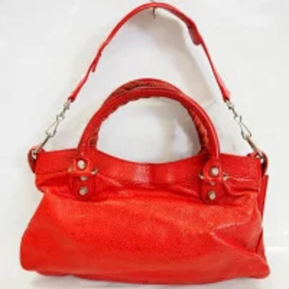 Balenciaga Shoulder Bag The First Leather Red - Picture 3 of 11